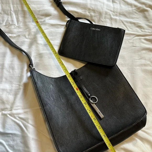 Calvin Klein Black Leather Crossbody Set - Picture 3 of 6